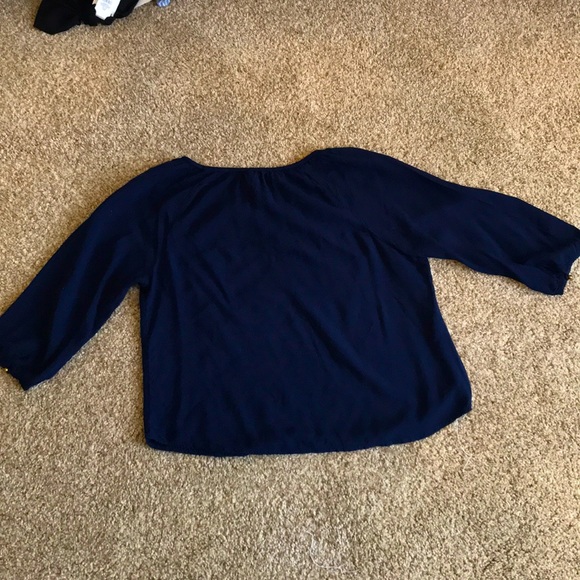 navy blue blouses - Picture 2 of 2